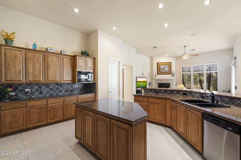 Tons of cabinets and counter space