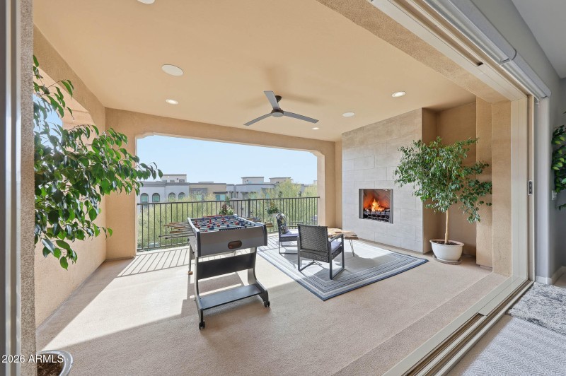 UPPER LEVEL PATIO FIREPLACE