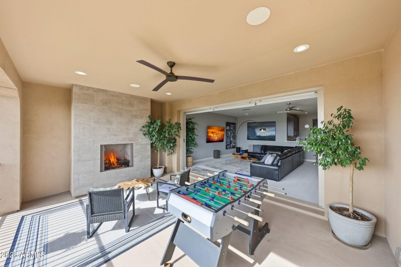 UPPER LEVEL PATIO ACCESS TO HOUSE