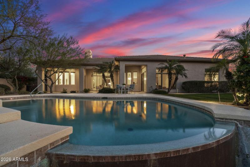 Resort-like backyard with gorgeous pool