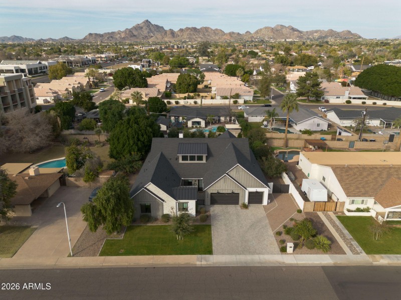 Mountain views aerial