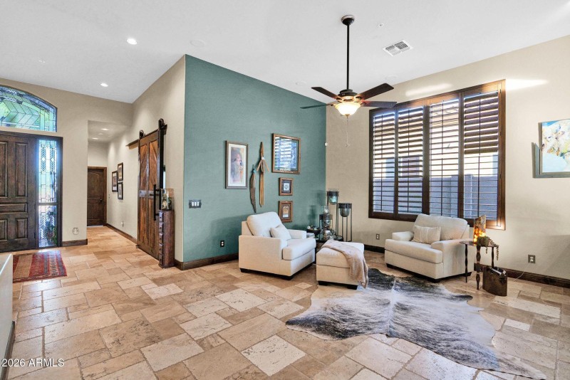 u living room and hall