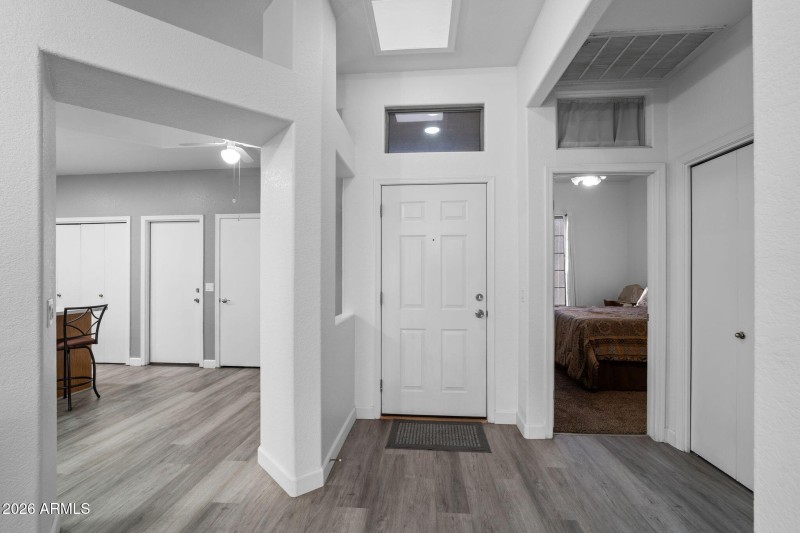 Entry with new LPV flooring