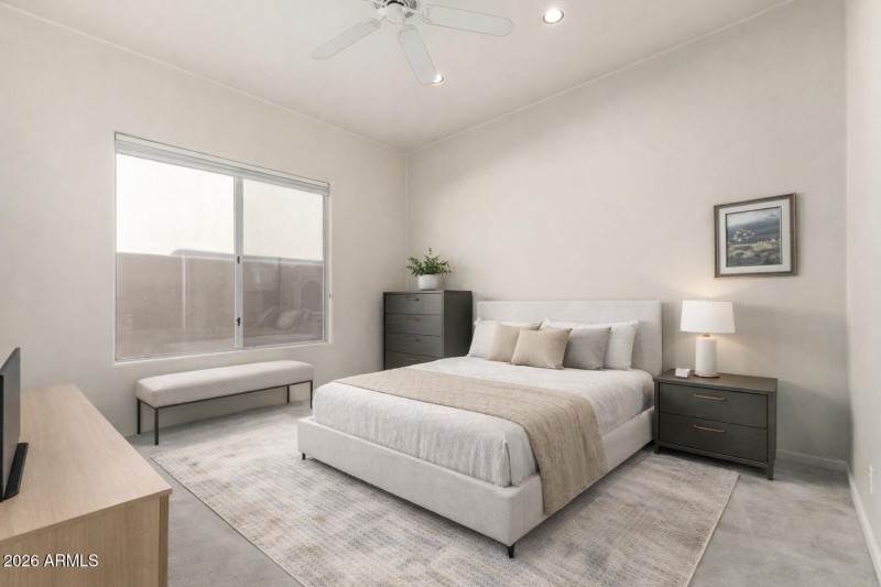 Guest Bedroom 1 Staged