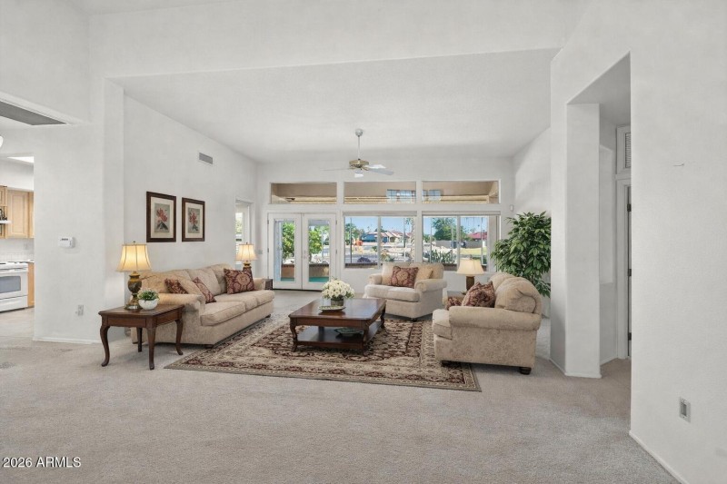 Living Room- VIRTUALLY STAGED