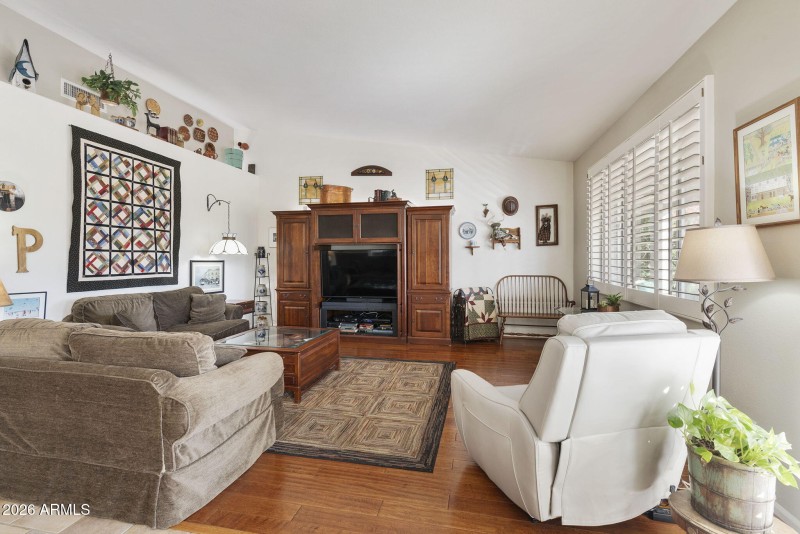 Family room off kitchen