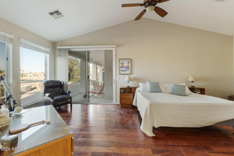 Primary Suite with patio access