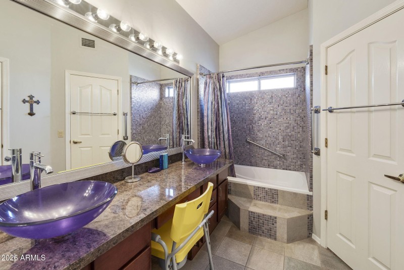 Primary suite bathroom