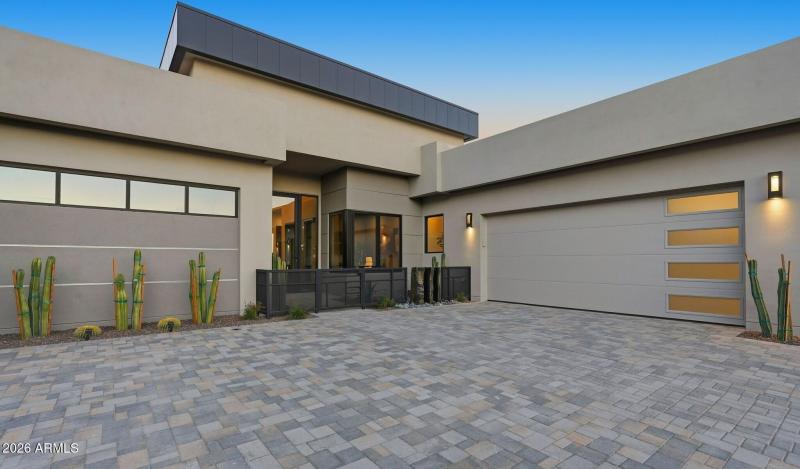 003_Twilight Exterior Front Garage