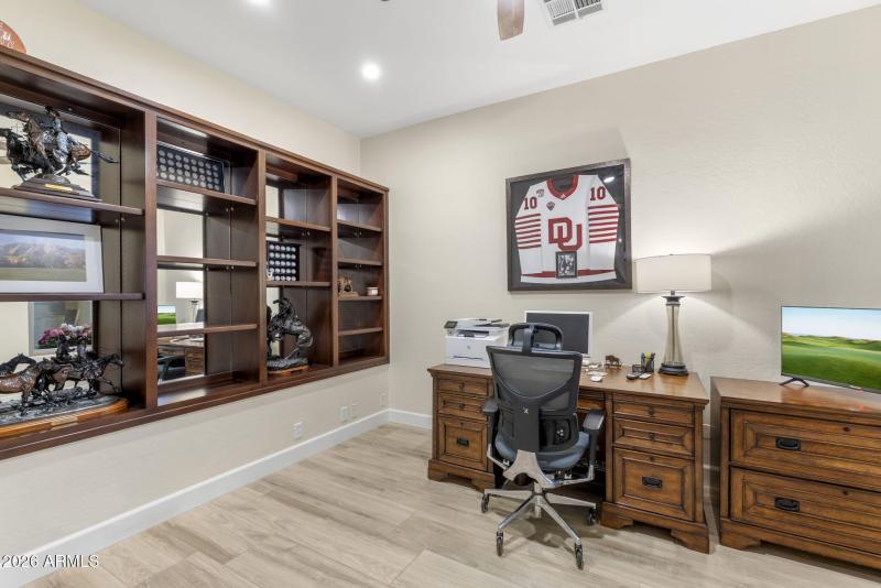 Office with built-ins