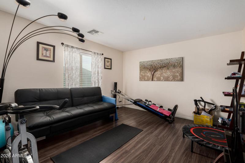 upstairs living area
