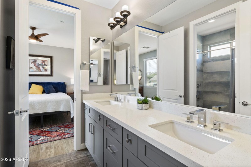 Jack and Jill bathroom