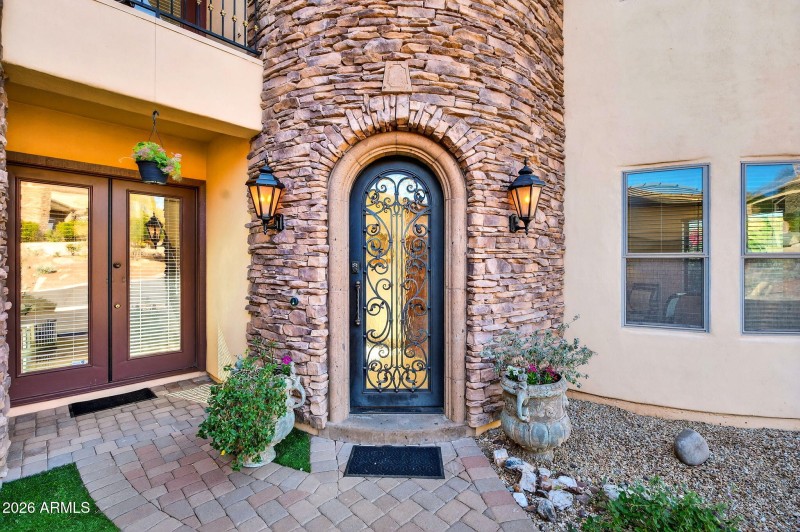Custom Iron Front Door