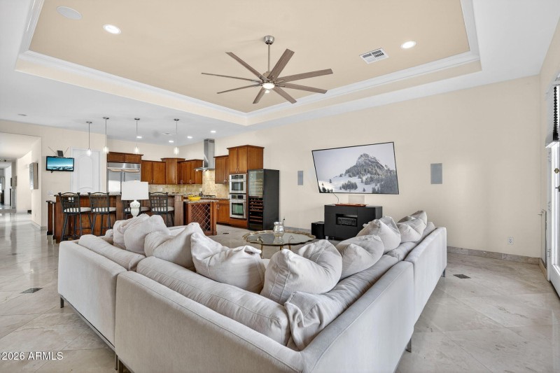 Living Room to Gourmet Kitchen