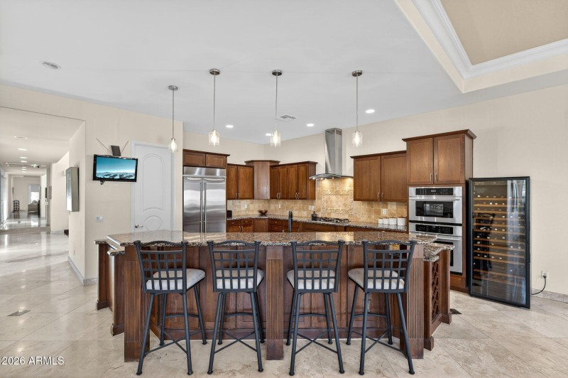 Gourmet Kitchen with Island