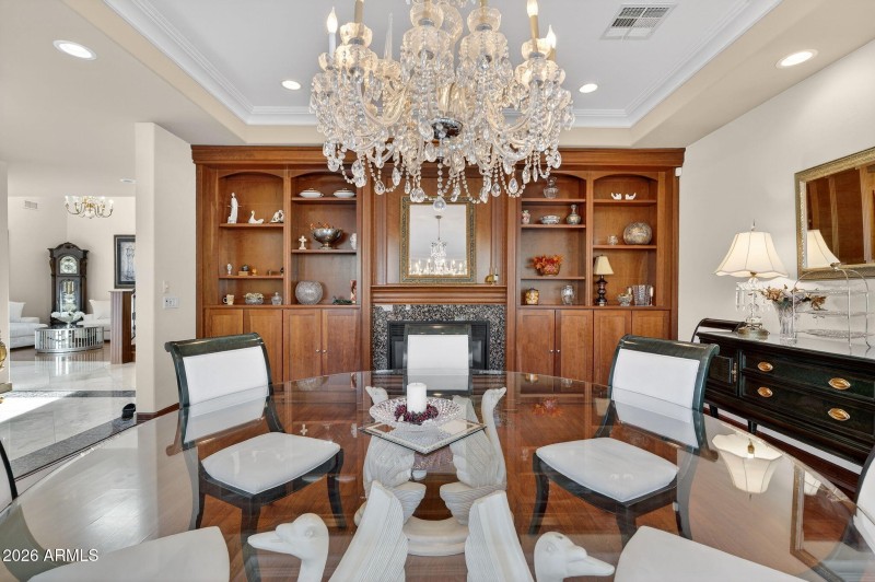 Fireplace with Custom Built-Ins