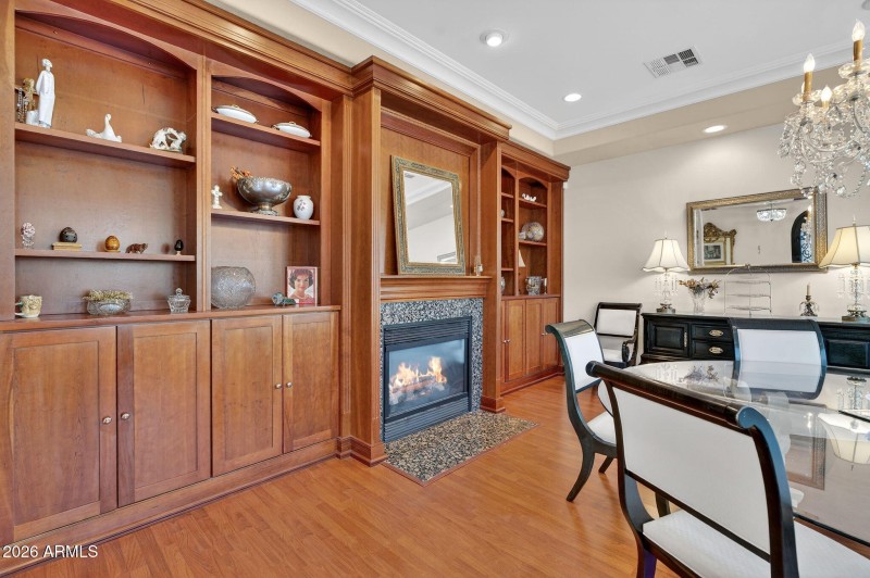 Granite Fireplace Detail