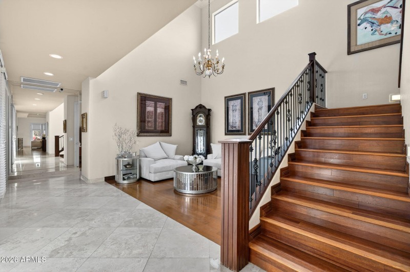 Grand Staircase & Sitting Area