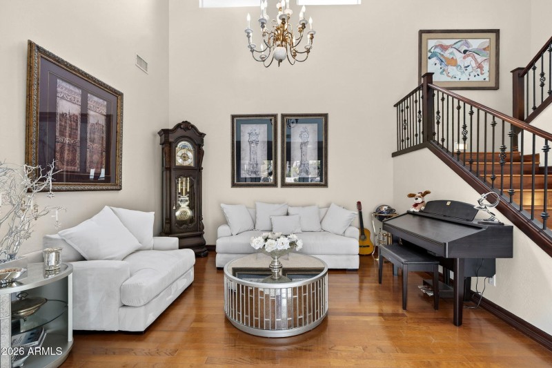 Loft Sitting Area with Piano