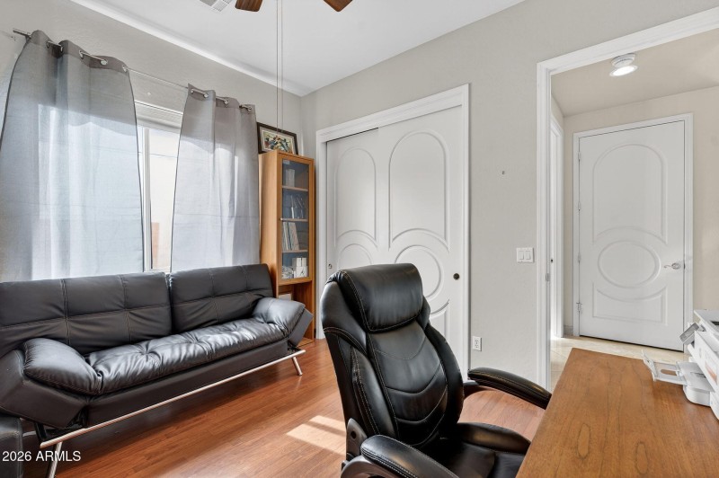 Office with Built-In Storage