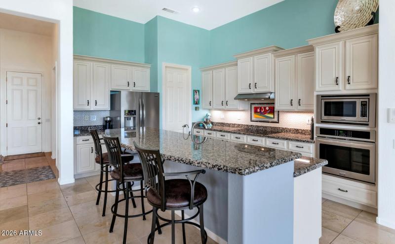 View of Kitchen & Garage entry