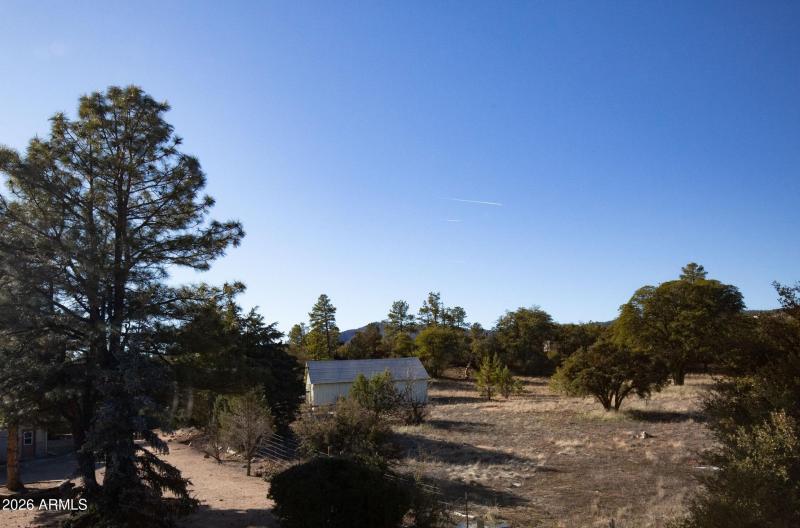 View from upstairs bedroom