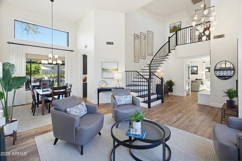 Open-Concept Living & Dining Area