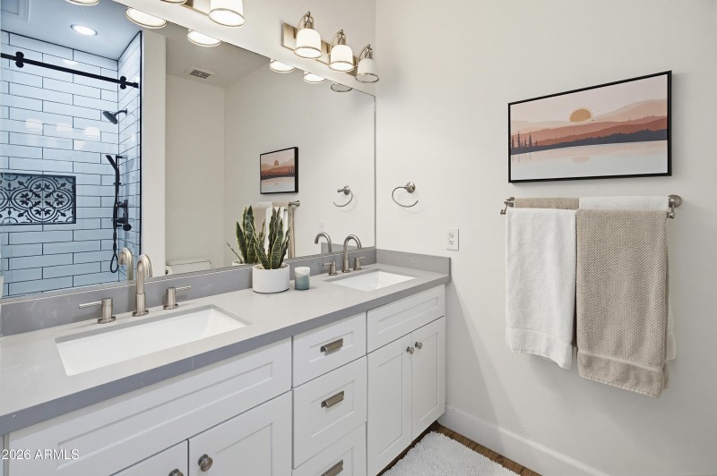 Second Bathroom with Dual Vanity