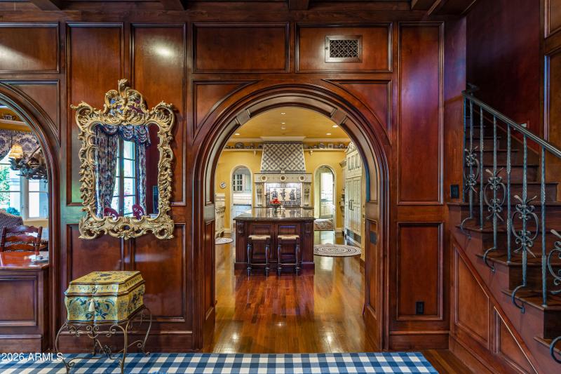 Paneled Mahogany Wood