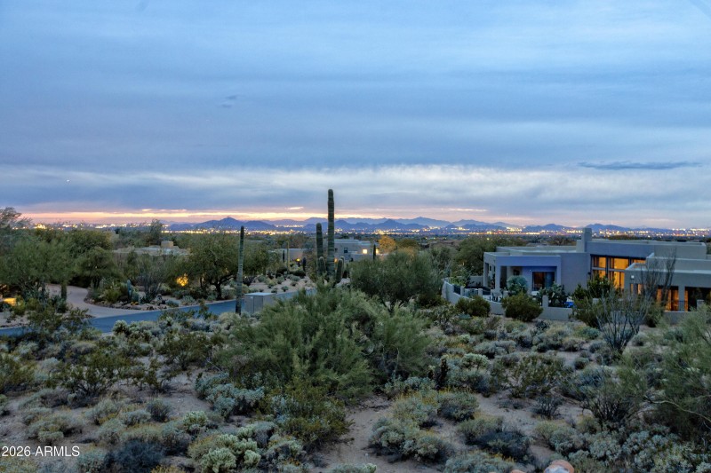 Dramatic city lights