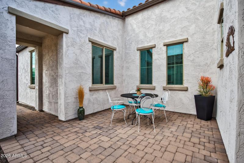 Lovely Front Paver Patio