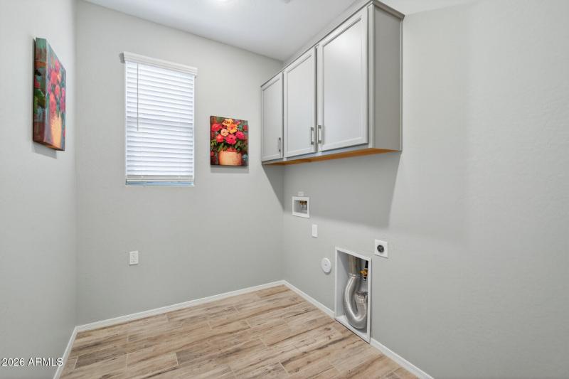 Laundry Room off Kitchen Area