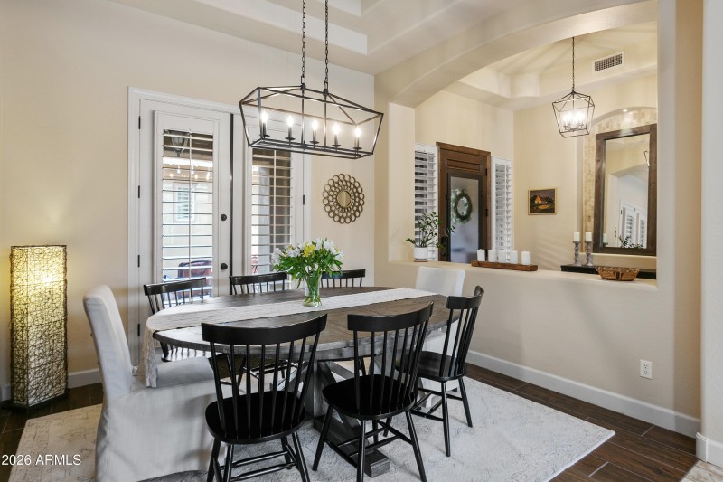 Dining Room w/ Access to Courtyard