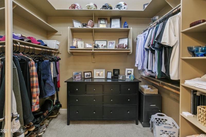 1 of 2 Primary Closets