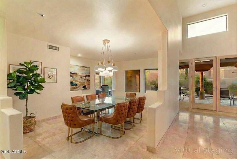 Dining Room Virtually Staged