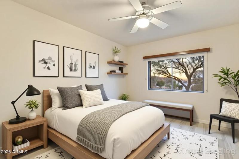 1st level Bedroom Virtually Staged