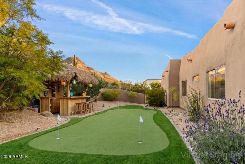 Virtually Staged Side Yard