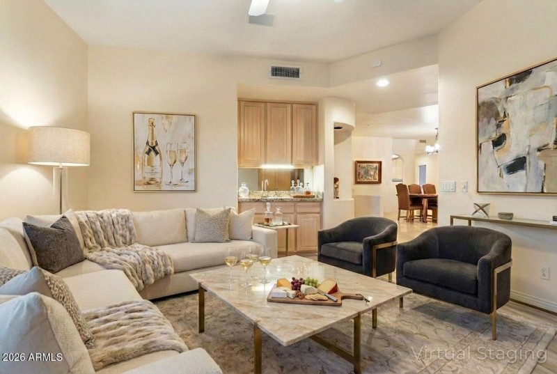 Den/Flex Room Virtually Staged