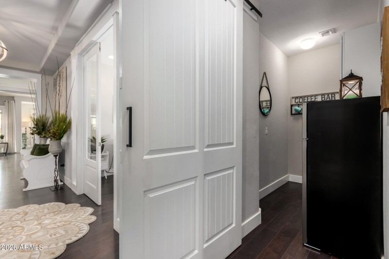 Barn Door to guest suite