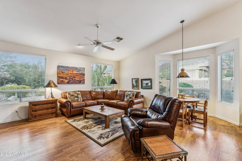 LIGHT-FILLED AND INVITING FAMILY ROOM