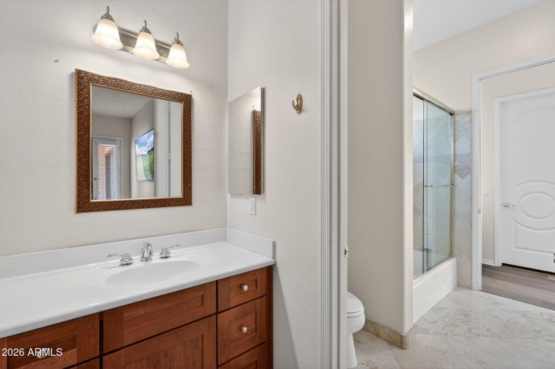 Private Bath with Tile Surround