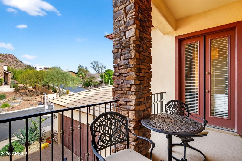 Private Balcony with Views