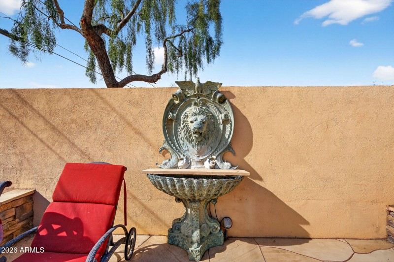 Decorative Fountain Accent Wall