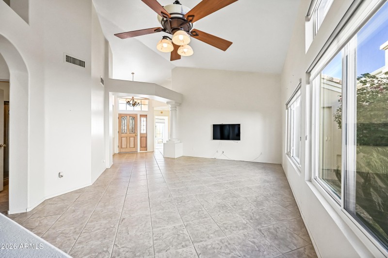 View from the kitchen peek out