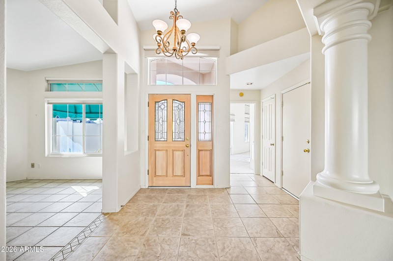 Den/office space near front door