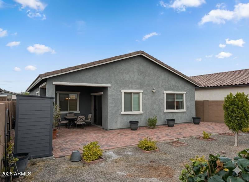 Backyard - virtually staged