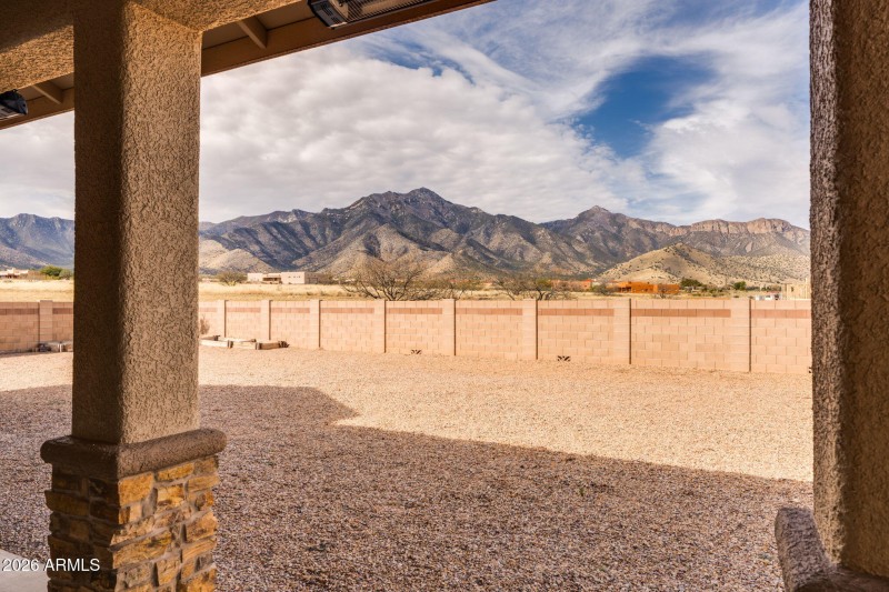 Mountain Views from your covered Patio