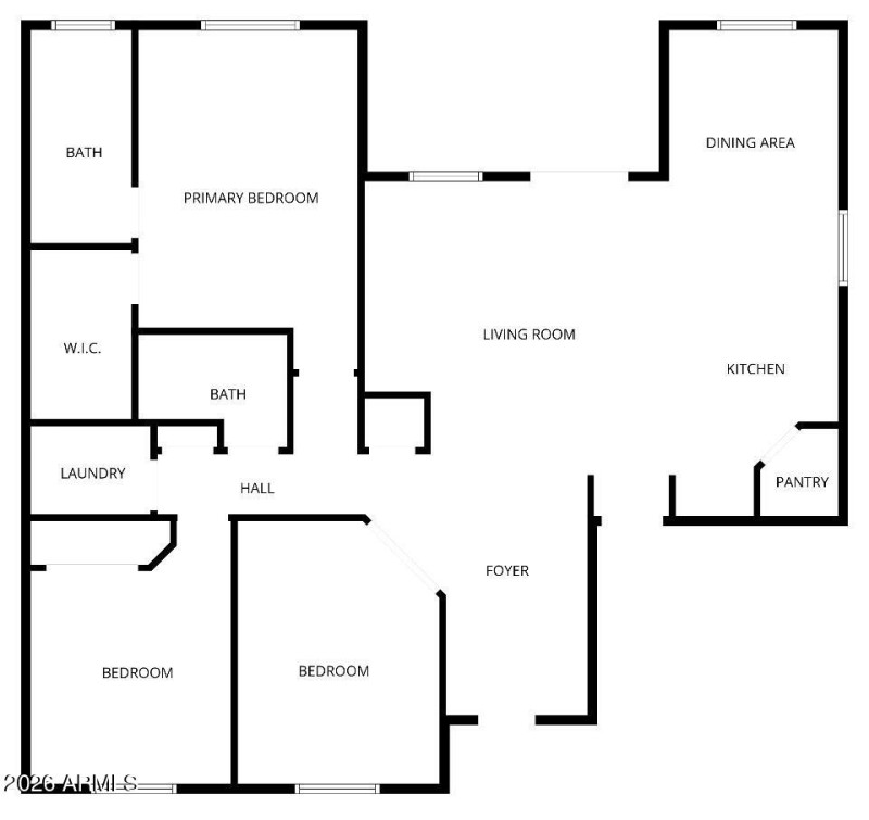 1558 SF Floor Plan