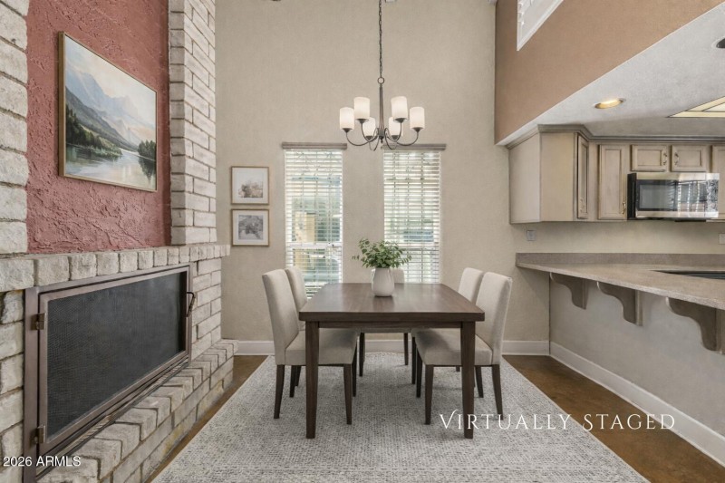 Eating Area - Virtually Staged