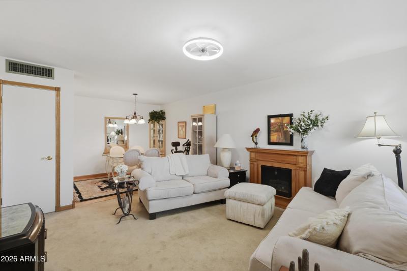 Entry into living room